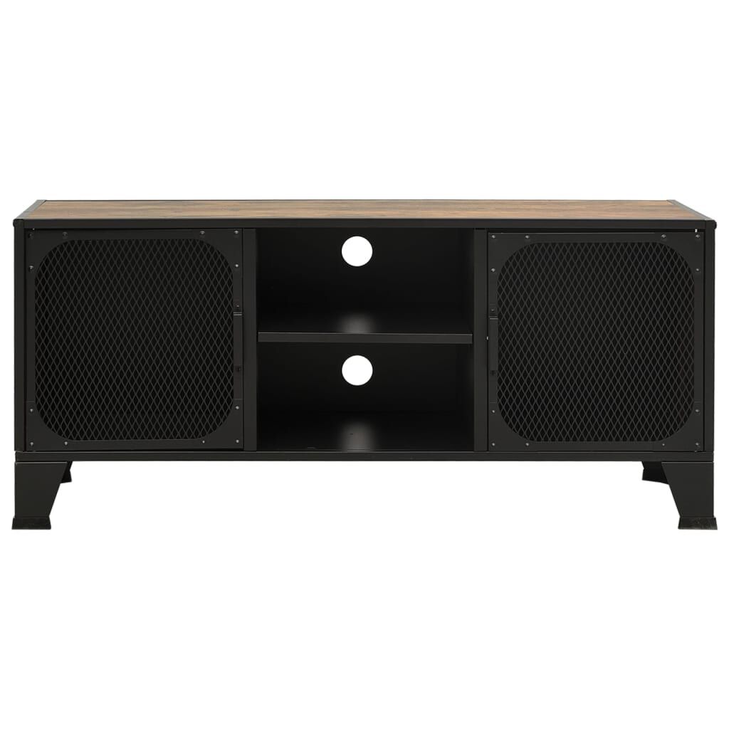 vidaXL Έπιπλο Τηλεόρασης Ρουστίκ Καφέ 105 x 36 x 47 εκ. Μέταλλο / MDF