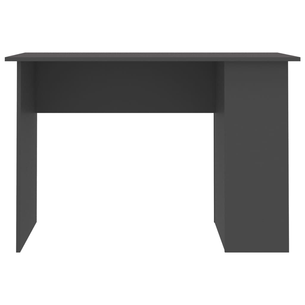 vidaXL Γραφείο Γκρι 110 x 60 x 73 εκ. από Μοριοσανίδα