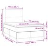 vidaXL &Kappa;&rho;&epsilon;&beta;ά&tau;&iota; Boxspring &mu;&epsilon; &Sigma;&tau;&rho;ώ&mu;&alpha; &Sigma;&kappa;&omicron;ύ&rho;&omicron; &Gamma;&kappa;&rho;&iota; 120x190 &epsilon;&kappa; &Upsilon;&phi;&alpha;&sigma;&mu;ά&tau;&iota;&nu;&omicron;