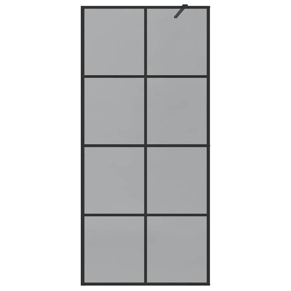 vidaXL &Tau;&omicron;ί&chi;&omicron;&sigmaf; &Nu;&tau;&omicron;&upsilon;&sigmaf; Walk-in &Mu;&alpha;ύ&rho;&omicron; 90 x 195 cm &sigma;&kappa;&lambda;&eta;&rho;&upsilon;&mu;έ&nu;&omicron; &gamma;&upsilon;&alpha;&lambda;ί