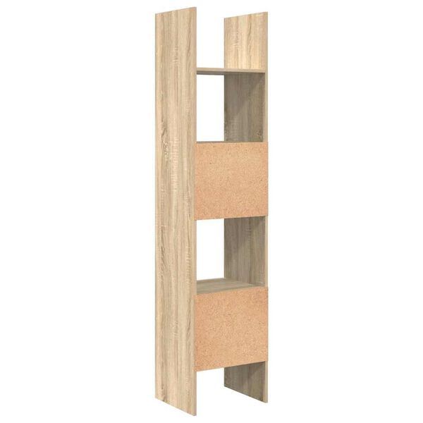 vidaXL Βιβλιοθήκη Χρώμα Sonoma Δρυς 40 x 35 x 180 εκ. από Επεξ. Ξύλο