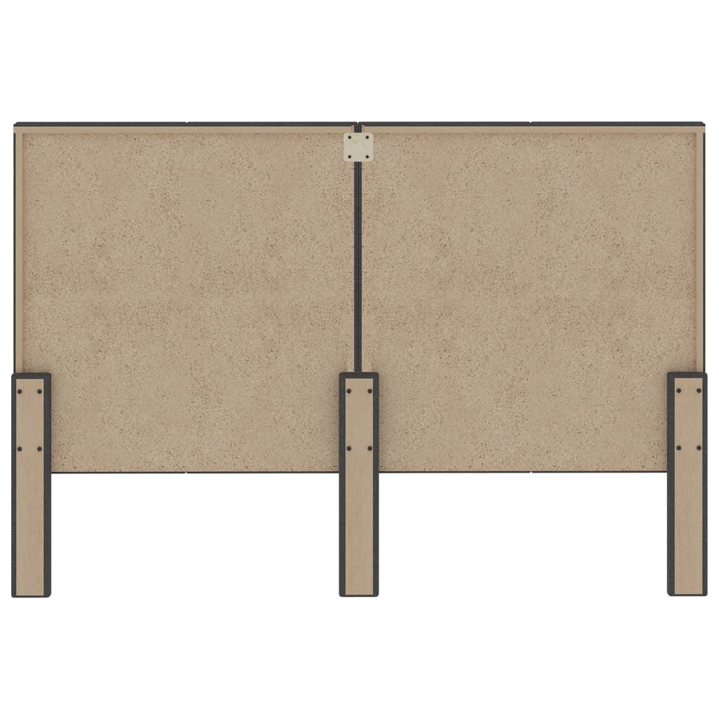 vidaXL Κεφαλάρι Σκούρο Γκρι 180 x 200 εκ. Υφασμάτινο