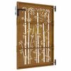 vidaXL Πύλη Κήπου με Σχέδιο Μπαμπού 85 x 150 εκ. από Ατσάλι Corten