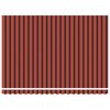 vidaXL Αντιανεμικό Ριγέ πορτοκαλί και καφέ 4,5 x 3,5 μ