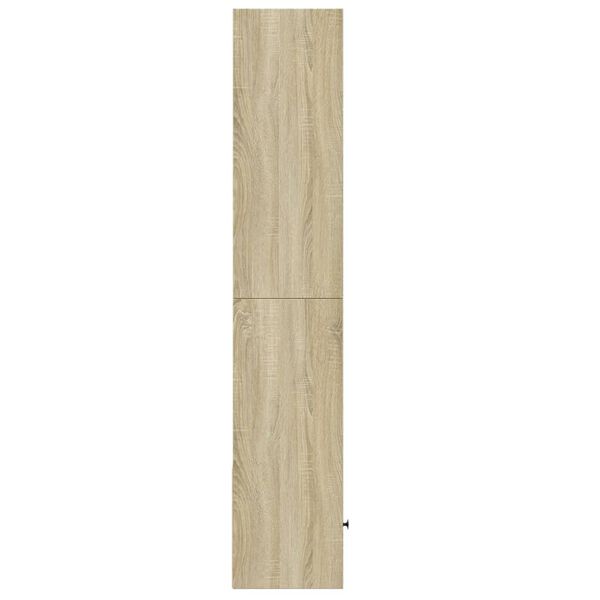 vidaXL Βιβλιοθήκη Sonoma Δρυς 40x36x189 εκ. από Επεξεργασμένο Ξύλο