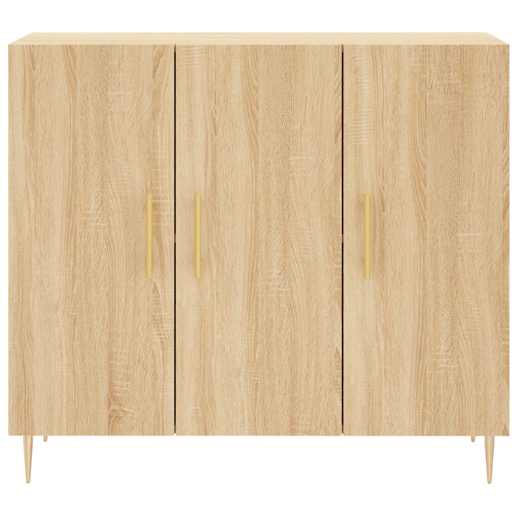 vidaXL Ντουλάπι Sonoma δρυς 90x34x80 εκ. Επεξεργασμένο Ξύλο