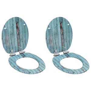 vidaXL &Kappa;&alpha;&lambda;ύ&mu;&mu;&alpha;&tau;&alpha; &Lambda;&epsilon;&kappa;ά&nu;&eta;&sigmaf; Soft Close 2 &tau;&epsilon;&mu; &Sigma;&chi;έ&delta;&iota;&omicron; &Pi;&alpha;&lambda;&alpha;&iota;&omega;&mu;έ&nu;&omicron;&upsilon; &Xi;ύ&lambda;&omicron;&upsilon; MDF