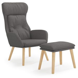vidaXL &Pi;&omicron;&lambda;&upsilon;&theta;&rho;ό&nu;&alpha; Relax &Sigma;&kappa;&omicron;ύ&rho;&omicron; &Gamma;&kappa;&rho;&iota; &Upsilon;&phi;&alpha;&sigma;&mu;ά&tau;&iota;&nu;&eta; &mu;&epsilon; &Upsilon;&pi;&omicron;&pi;ό&delta;&iota;&omicron;