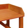 vidaXL Στήριξη φυτών με ράφι Καφέ 75 x 40 x 90 εκ. Μασίφ ξύλο πεύκου
