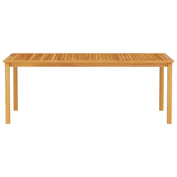 vidaXL Σέτ φαγητού για κήπο 7 pcs Καφέ Μασίφ ξύλο ακακίας
