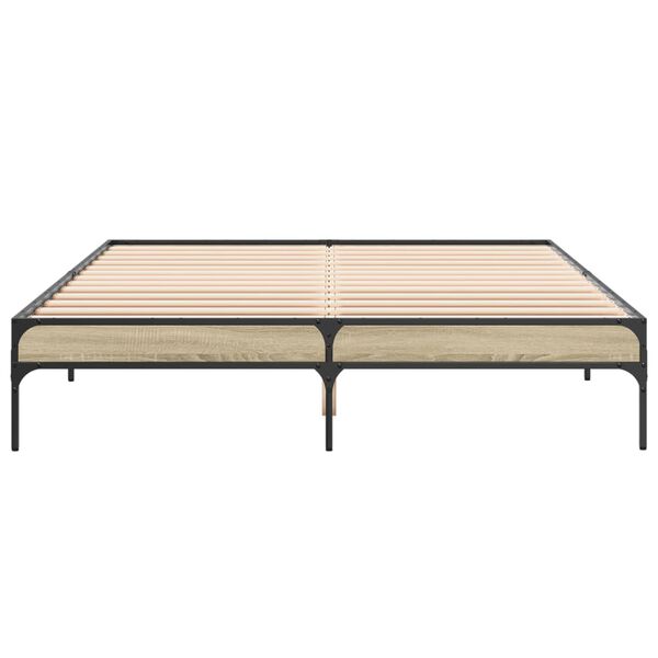 vidaXL &Pi;&lambda;&alpha;ί&sigma;&iota;&omicron; &Kappa;&rho;&epsilon;&beta;&alpha;&tau;&iota;&omicron;ύ Sonoma &Delta;&rho;&upsilon;&sigmaf; 160x200 &epsilon;&kappa;. &Epsilon;&pi;&epsilon;&xi;. &Xi;ύ&lambda;&omicron; & &Mu;έ&tau;&alpha;&lambda;&lambda;&omicron;