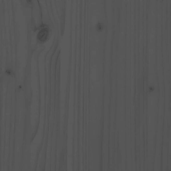 vidaXL Βάση Οθόνης Γκρι 100 x 27 x 15 εκ. από Μασίφ Ξύλο Πεύκου