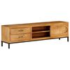 vidaXL Έπιπλο Τηλεόρασης 140 x 30 x 40 εκ. από Μασίφ Ξύλο Μάνγκο