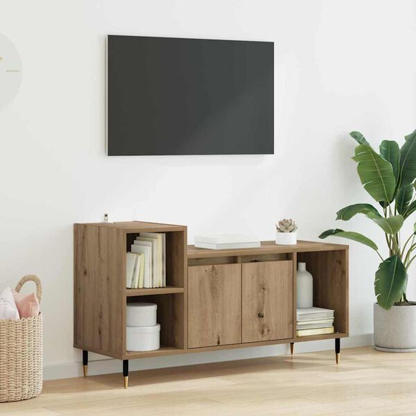 vidaXL Ντουλάπι TV Artisan Oak 100 x 35 x 55 εκ Επεξεργασμένο ξύλο