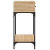 vidaXL Τραπέζι Κονσόλα Sonoma Δρυς 75x34,5x75 εκ. Επεξεργασμένο Ξύλο