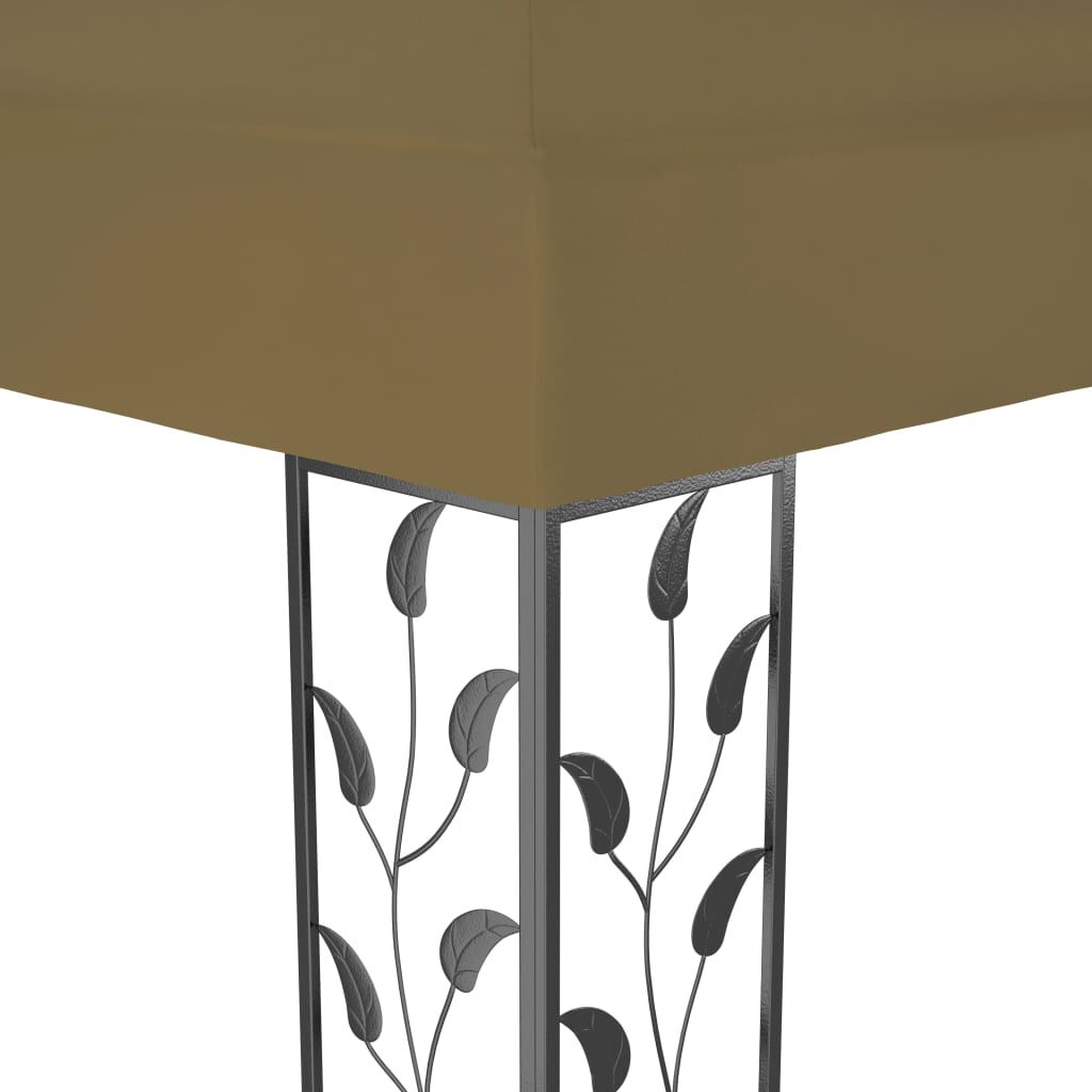vidaXL Κιόσκι Taupe 6 x 3 μ. 180 γρ/μ²