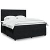 vidaXL &Kappa;&rho;&epsilon;&beta;ά&tau;&iota; Boxspring &mu;&epsilon; &Sigma;&tau;&rho;ώ&mu;&alpha; &Mu;&alpha;ύ&rho;&omicron; 180x200 &epsilon;&kappa;. &Beta;&epsilon;&lambda;&omicron;ύ&delta;&iota;&nu;&omicron;