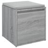 vidaXL Κουτί με Συρτάρι Γκρι Sonoma 40,5x40x40 εκ. Επεξεργασμένο Ξύλο