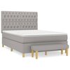 vidaXL &Kappa;&rho;&epsilon;&beta;ά&tau;&iota; Boxspring &mu;&epsilon; &Sigma;&tau;&rho;ώ&mu;&alpha; &Alpha;&nu;&omicron;&iota;&chi;&tau;ό &Gamma;&kappa;&rho;&iota; 140x190 &epsilon;&kappa;. &Upsilon;&phi;&alpha;&sigma;&mu;ά&tau;&iota;&nu;&omicron;