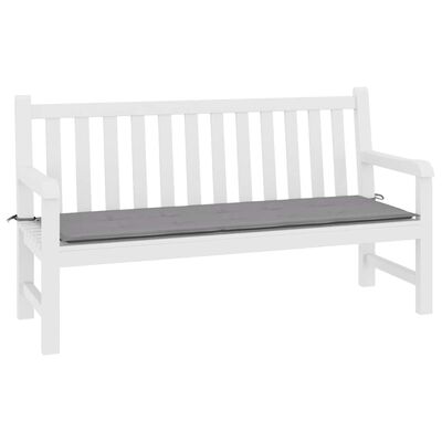 vidaXL Μαξιλάρι Πάγκου Κήπου Γκρι 200x50x3 εκ. Ύφασμα Oxford