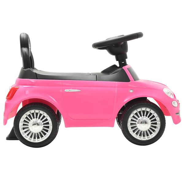 vidaXL Περπατούρα Fiat 500 Ροζ