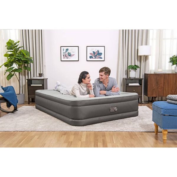 Bestway Στρώμα Ύπνου Φουσκωτό Fortech 203x152x46 εκ.+ Ενσωμ. Αντλία
