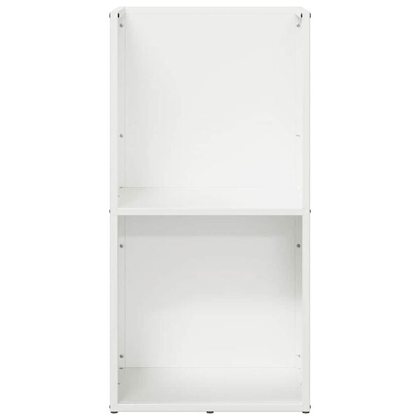 vidaXL Ράφι Καυσόξυλων Λευκό 40x30x80 εκ. Χάλυβας ψυχρής έλασης