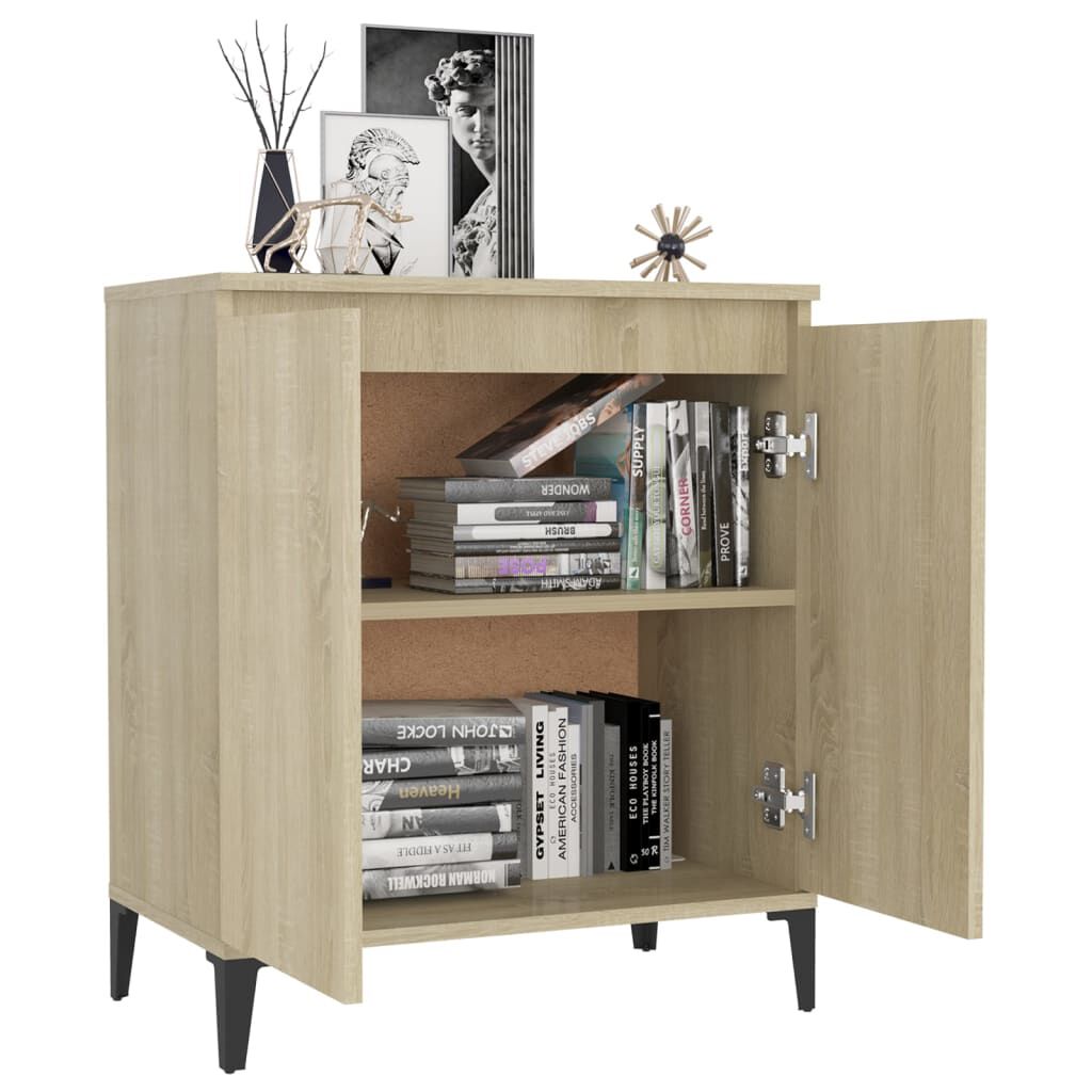 vidaXL Συρταριέρα Sonoma Δρυς 60x35x70 εκ. Επεξεργασμένο Ξύλο