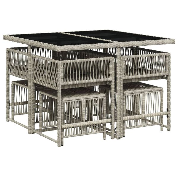 vidaXL &Sigma;&epsilon;&tau; &Tau;&rho;&alpha;&pi;&epsilon;&zeta;&alpha;&rho;ί&alpha;&sigmaf; &Kappa;ή&pi;&omicron;&upsilon; 9 &tau;&epsilon;&mu;. &Alpha;&nu;. &Gamma;&kappa;&rho;&iota; &Sigma;&upsilon;&nu;&theta;. &Rho;&alpha;&tau;ά&nu; &mu;&epsilon; &Mu;&alpha;&xi;&iota;&lambda;ά&rho;&iota;&alpha;