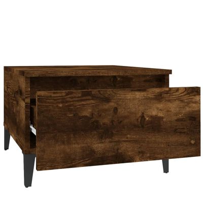vidaXL Βοηθητικό Τραπέζι Καπνιστή Δρυς 50x46x35 εκ. Επεξεργασμένο Ξύλο