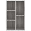 vidaXL Βιβλιοθήκη/Βοηθητικό Ντουλάπι Γκρι Sonoma 50x25x80 εκ Επεξ Ξύλο