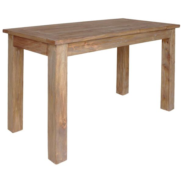 vidaXL Τραπεζαρία 120 x 60 x 77 εκ. από Μασίφ Ξύλο Μαόνι