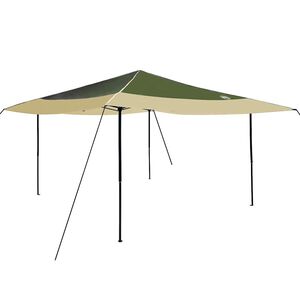 vidaXL Σκηνή Canopy Pop-up Πράσινο 400 x 400 cm ύφασμα