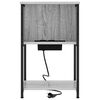 vidaXL Κομοδίνο Γκρι sonoma 38 x 31 x 61 εκ Επεξεργασμένο ξύλο