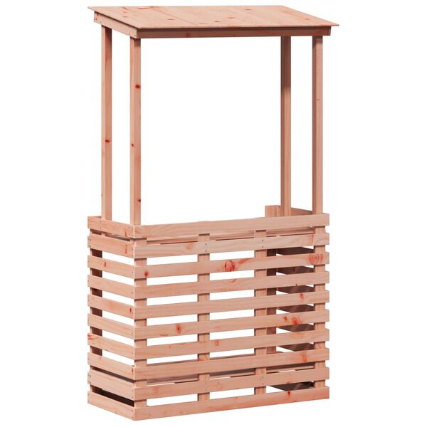 vidaXL Τραπέζι Μπαρ Κήπου με Οροφή 112,5x57x195,5 εκ. Μασίφ Πεύκο