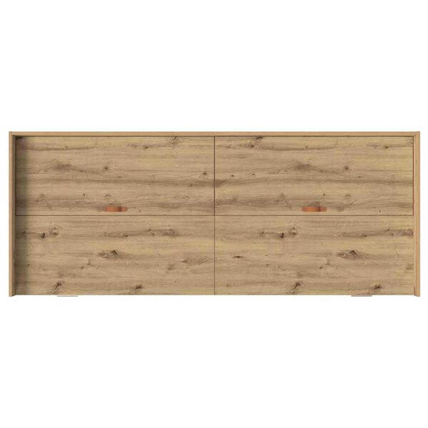 Κρεβάτι με αποθηκευτικό χώρο με κεφαλάρι Artisan Oak 90 x 200 cm