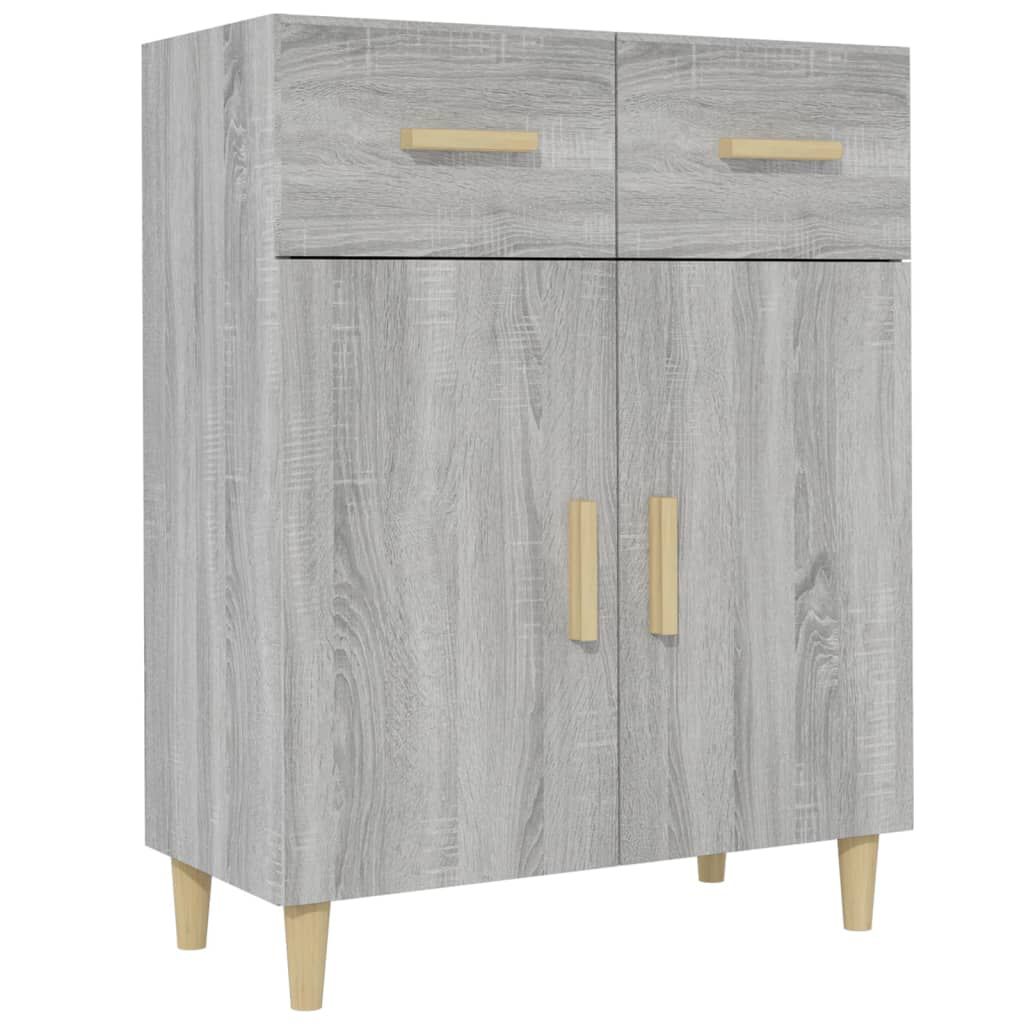 vidaXL Ντουλάπι Γκρι Sonoma 69,5 x 34 x 89 εκ. από Επεξεργασμένο Ξύλο