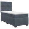 vidaXL &Kappa;&rho;&epsilon;&beta;ά&tau;&iota; box spring &mu;&epsilon; &sigma;&tau;&rho;ώ&mu;&alpha; &Sigma;&kappa;&omicron;ύ&rho;&omicron; &Gamma;&kappa;&rho;&iota; 90 x 190 cm &Beta;&epsilon;&lambda;&omicron;ύ&delta;&omicron;