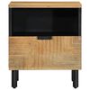 vidaXL Κομοδίνο καφέ 40x33x46 cm από μασίφ ξύλο Mango