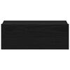vidaXL Κομοδίνο Πλωτό Μαύρη Δρυς 40x32x15 εκ. από Τεχνητό Ξύλο
