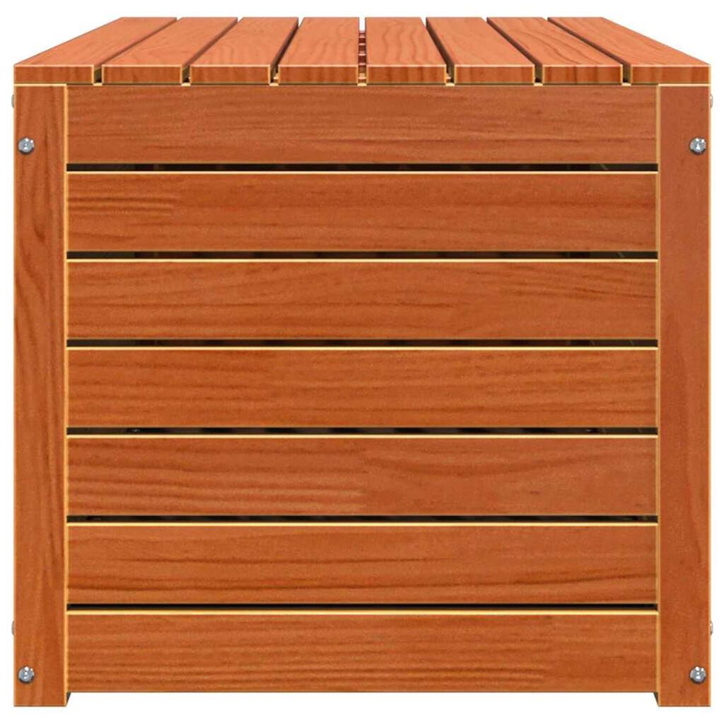 vidaXL Κουτί αποθήκευσης κήπου Καφέ κεριού 101 x 50.5 x 46.5 cm
