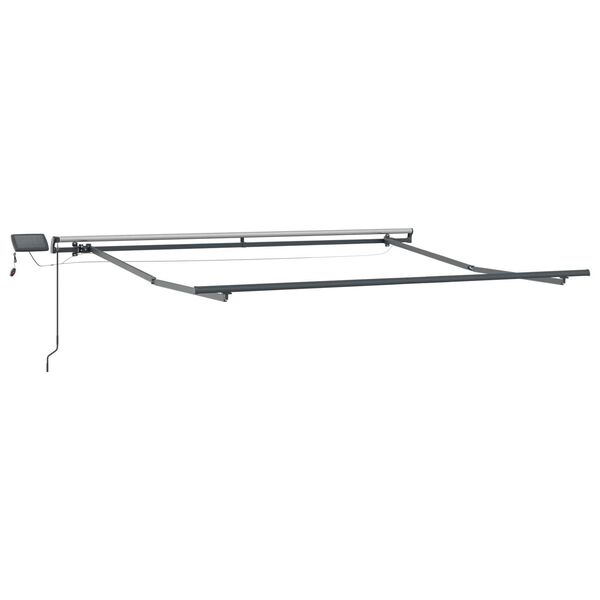 vidaXL Σκηνίτσα Αναδιπλούμενη Ανοιχτό γκρι 350 x 250 εκ ύφασμα