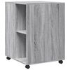 vidaXL Βοηθητικό Τραπέζι με Ρόδες Γκρι Sonoma 55x60x78 εκ Επεξ. Ξύλο