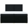 vidaXL &Kappa;&rho;&epsilon;&beta;ά&tau;&iota; Boxspring &mu;&epsilon; &Sigma;&tau;&rho;ώ&mu;&alpha; &Mu;&alpha;ύ&rho;&omicron; 200x200 &epsilon;&kappa;. &Upsilon;&phi;&alpha;&sigma;&mu;ά&tau;&iota;&nu;&omicron;