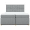 vidaXL &Kappa;&rho;&epsilon;&beta;ά&tau;&iota; Boxspring &mu;&epsilon; &Sigma;&tau;&rho;ώ&mu;&alpha; &Alpha;&nu;&omicron;&iota;&chi;&tau;ό &Gamma;&kappa;&rho;&iota; 200x200 &epsilon;&kappa;. &Upsilon;&phi;&alpha;&sigma;&mu;ά&tau;&iota;&nu;&omicron;