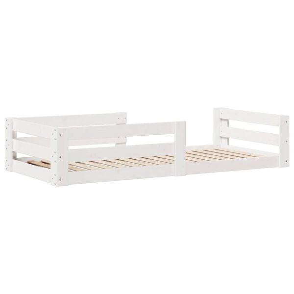 vidaXL Σκελετός Κρεβ. Χωρίς Στρώμα 70x140 εκ. από Μασίφ Ξύλο Πεύκου