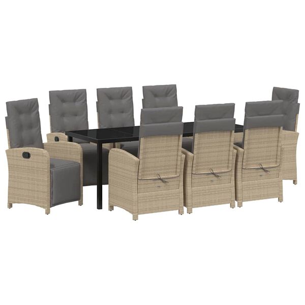 vidaXL &Sigma;έ&tau; &phi;&alpha;&gamma;&eta;&tau;&omicron;ύ &gamma;&iota;&alpha; &kappa;ή&pi;&omicron; &mu;&epsilon; &mu;&alpha;&xi;&iota;&lambda;ά&rho;&iota; 9 pcs &Mu;&pi;&epsilon;&zeta; &sigma;&upsilon;&nu;&theta;&epsilon;&tau;&iota;&kappa;ό &rho;&alpha;&tau;ά&nu;