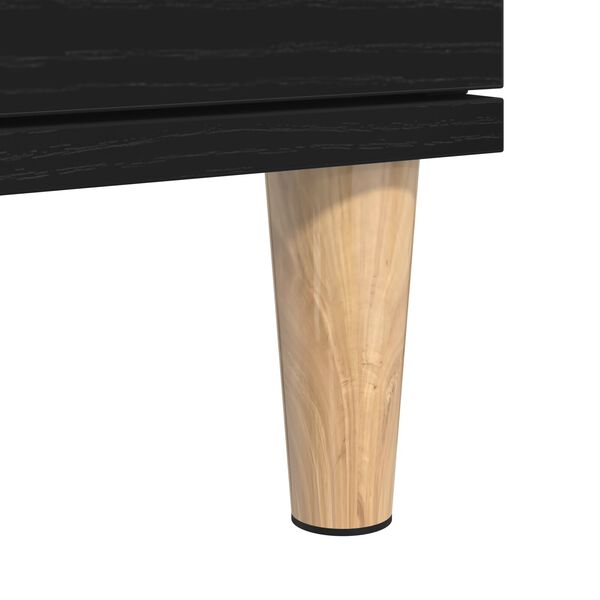 vidaXL Μπουφές Μαύρο Δρυς 60x35x70 εκ Επεξεργασμένο Ξύλο