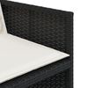 vidaXL Σετ Τραπεζαρίας Κήπου 11 τεμ. Μπεζ Συνθετικό Ρατάν με Μαξιλάρια
