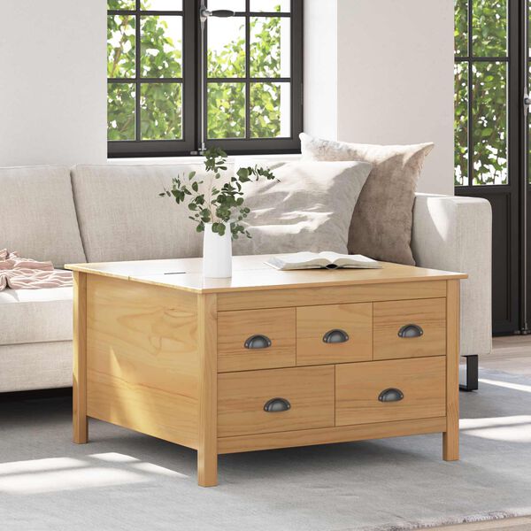 vidaXL &Tau;&rho;&alpha;&pi;&epsilon;&zeta;ά&kappa;&iota; &sigma;&alpha;&lambda;&omicron;&nu;&iota;&omicron;ύ &mu;&epsilon; &sigma;&upsilon;&rho;&tau;ά&rho;&iota; &Mu;έ&lambda;&iota; &Kappa;&alpha;&phi;έ 79.5 x 79.5 x 49 &epsilon;&kappa;.